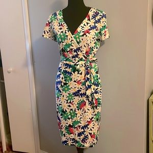 Diane von Furstenberg floral wrap dress